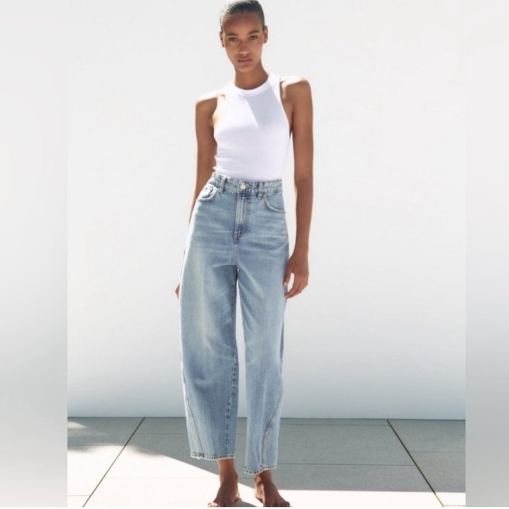 Zara Light Blue High Rise Women's Jeans